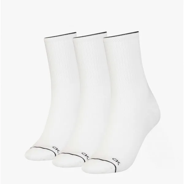 3 Pack Athleisure Womens Socks White