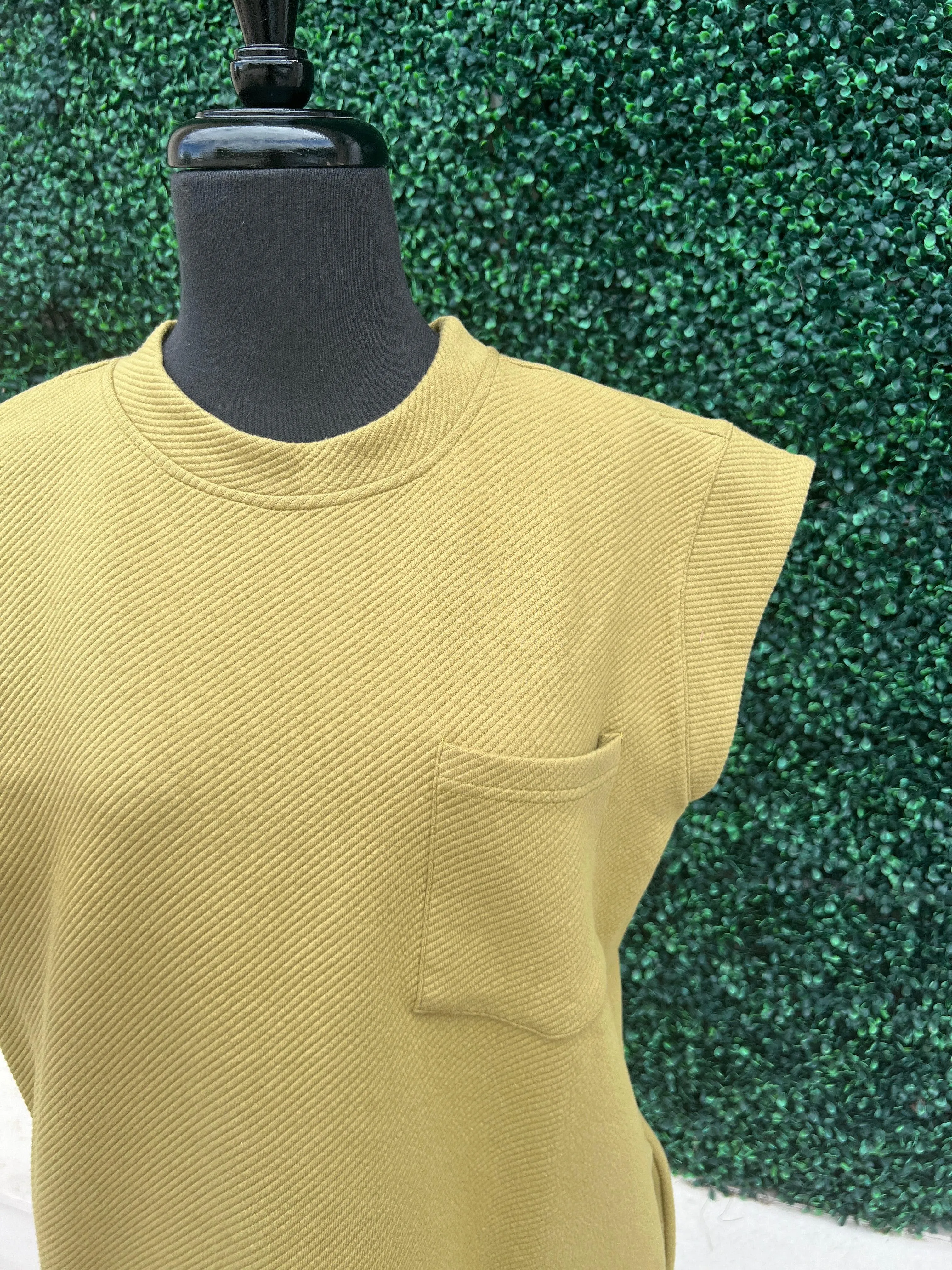 Athleisure Cap Sleeve Dress