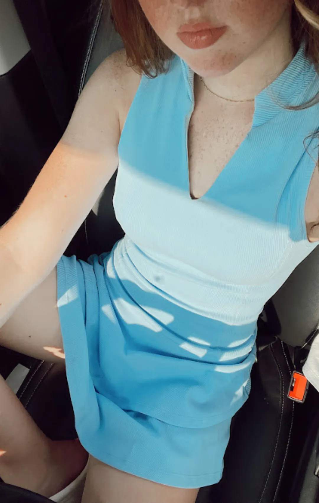 Athleisure V-Neck Dress