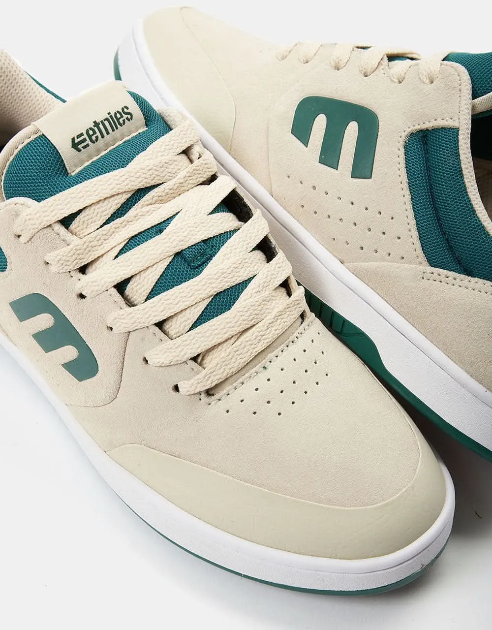 Etnies Marana Skate Shoes - Tan/Green