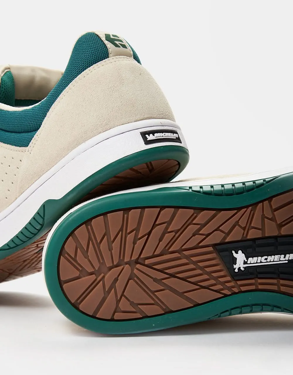 Etnies Marana Skate Shoes - Tan/Green