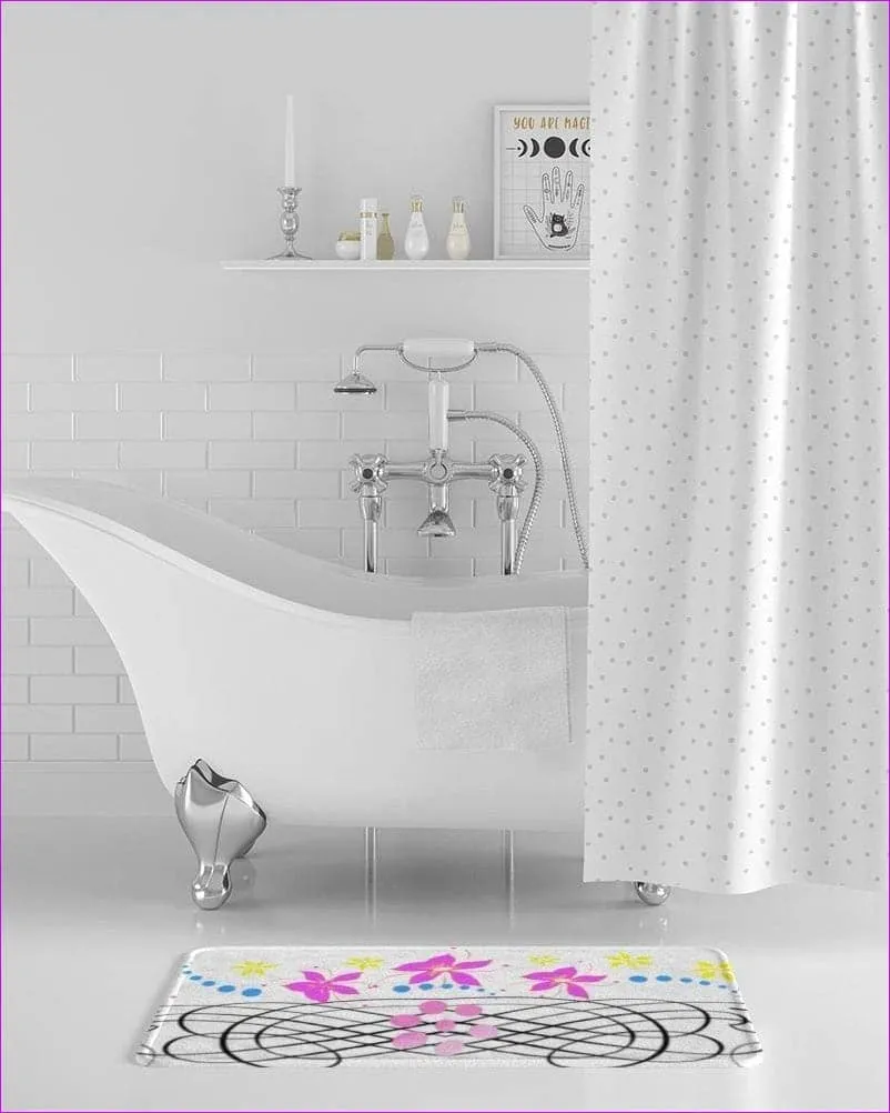 Floral Home Bath Mat
