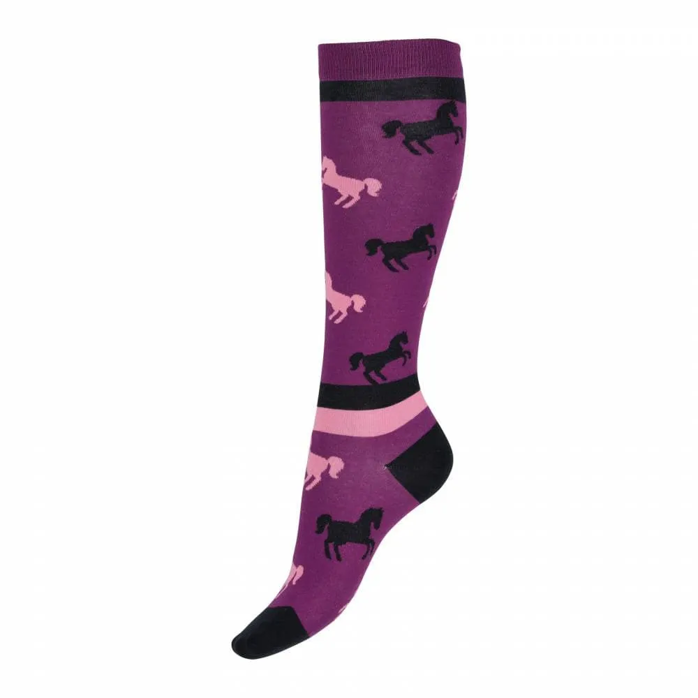 Horze Kids Jaquard Riding Socks