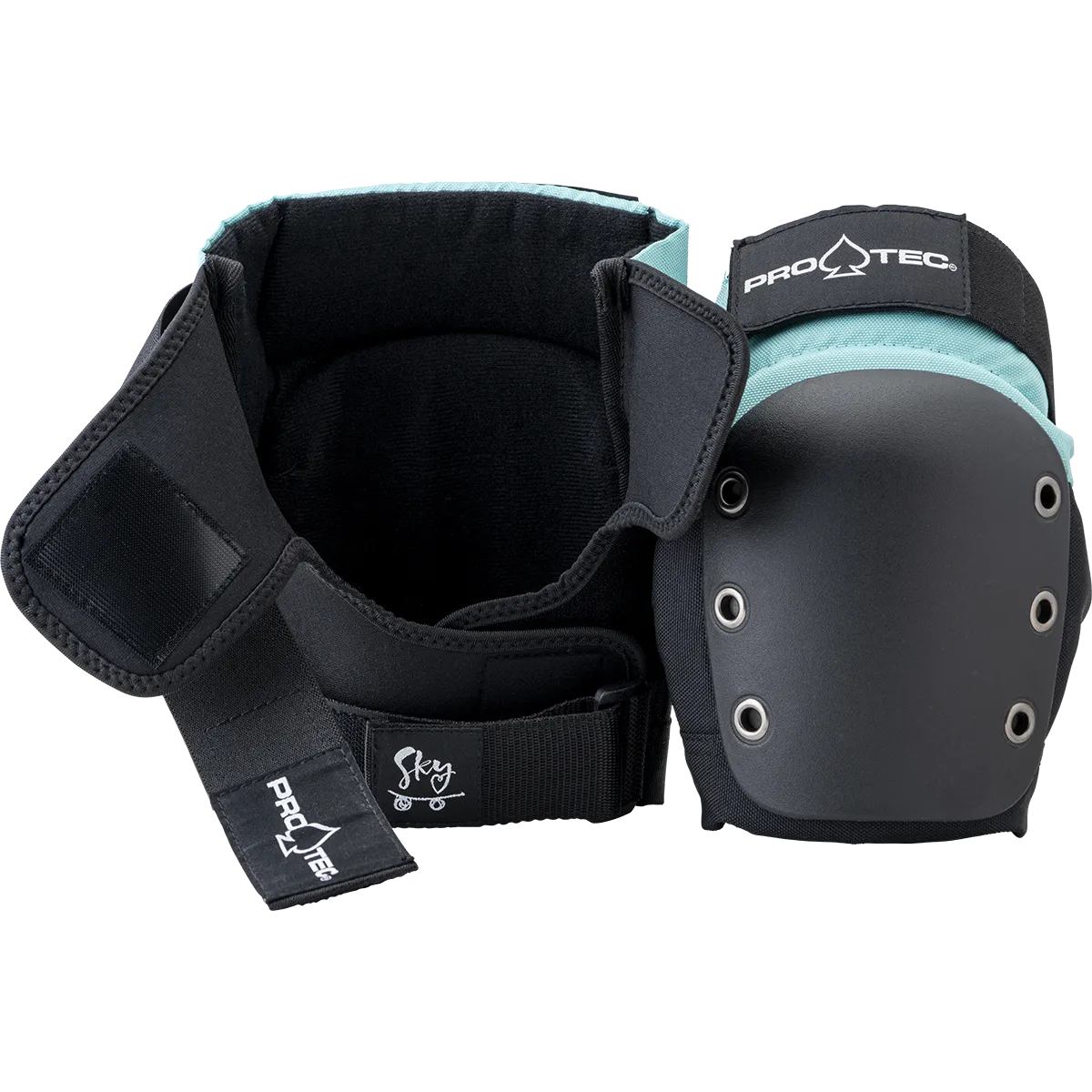 Pro-tec Junior 3-Pack Open Back Pads - Sky Brown