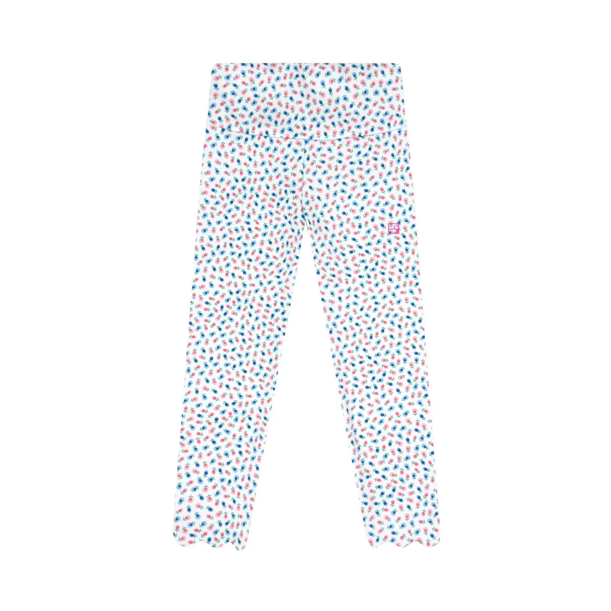 Set Athleisure Sadie Scallop Legging Kindness Blooms Floral Athleisure 5107