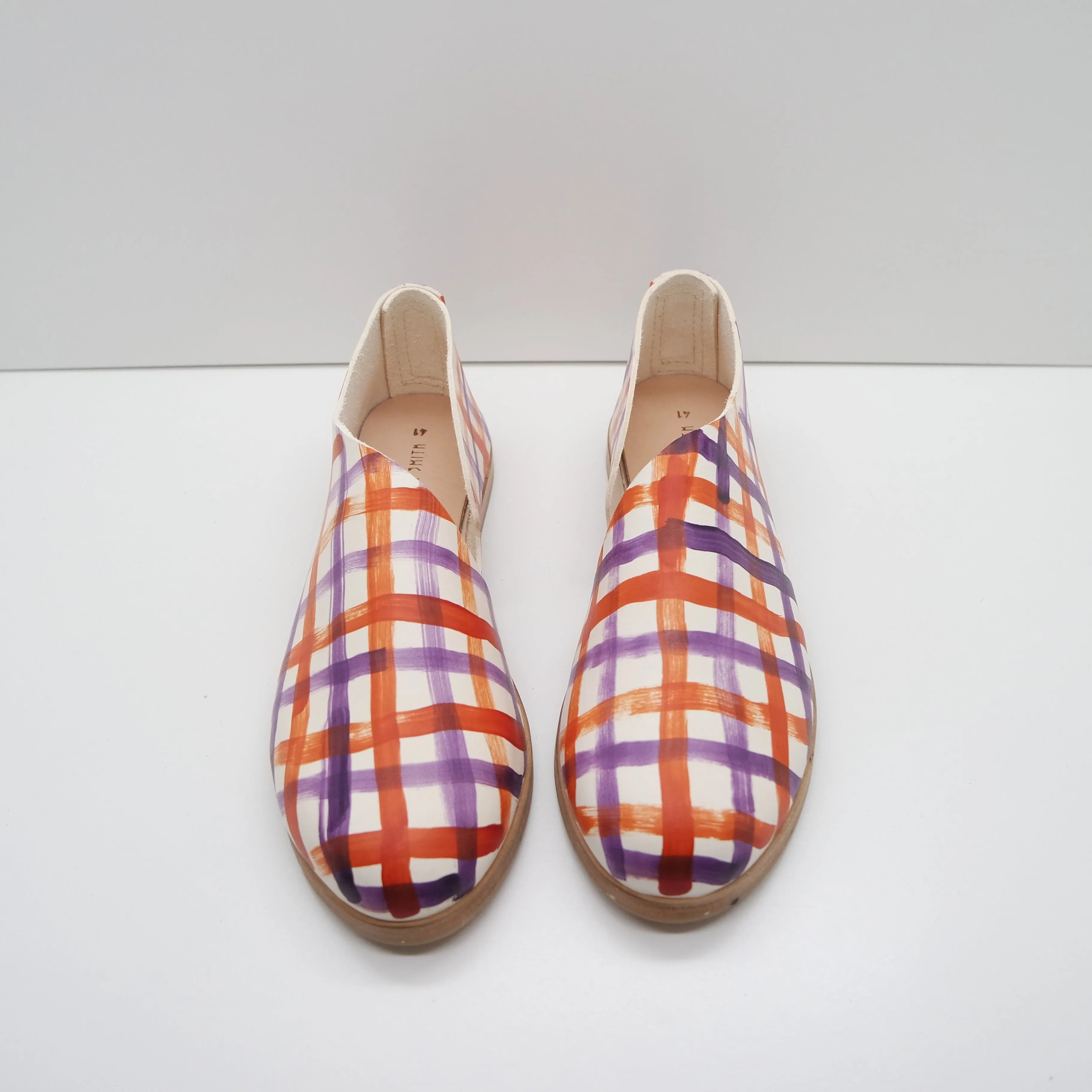 THE KEIKO. DOUBLE GINGHAM MADRAS UBE.