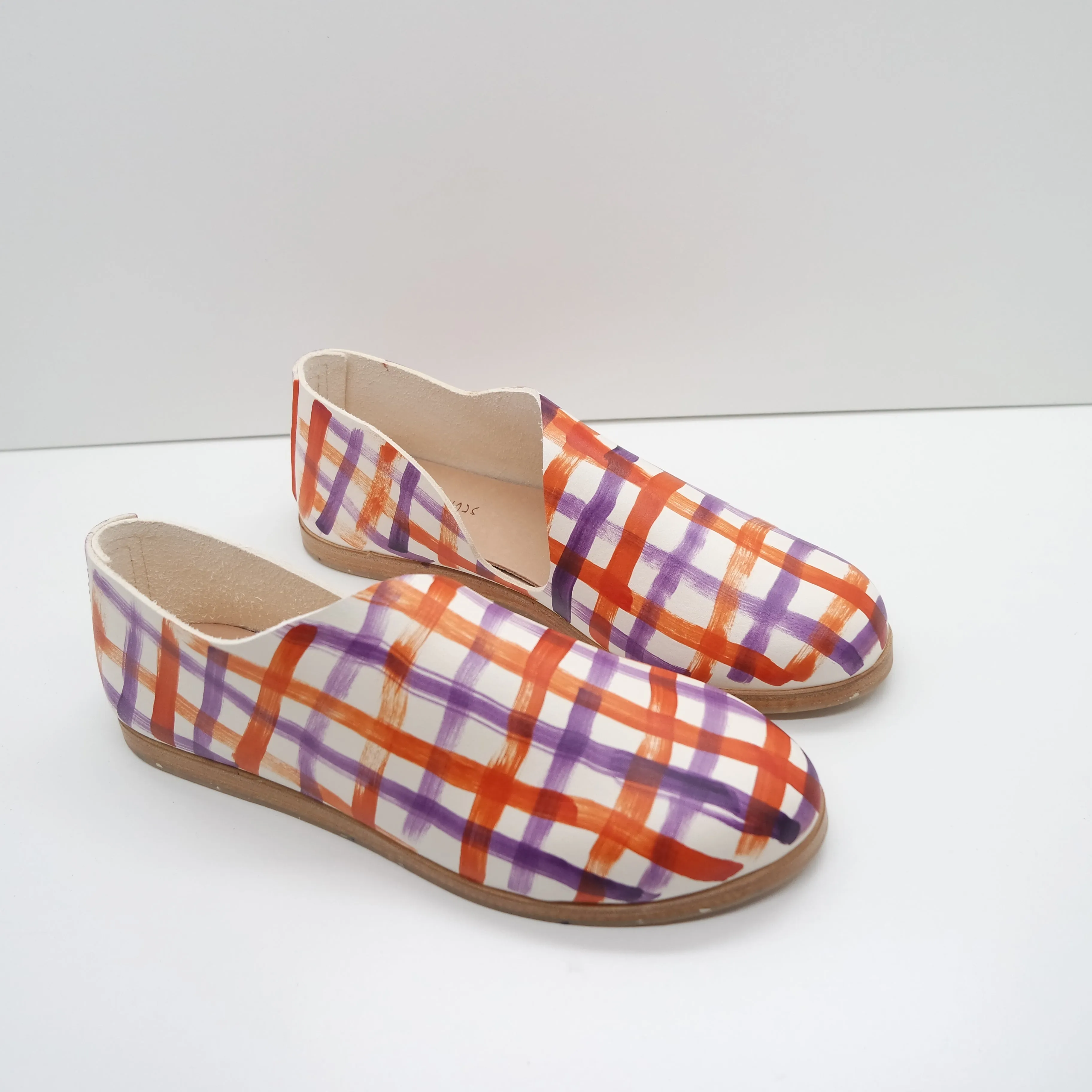 THE KEIKO. DOUBLE GINGHAM MADRAS UBE.