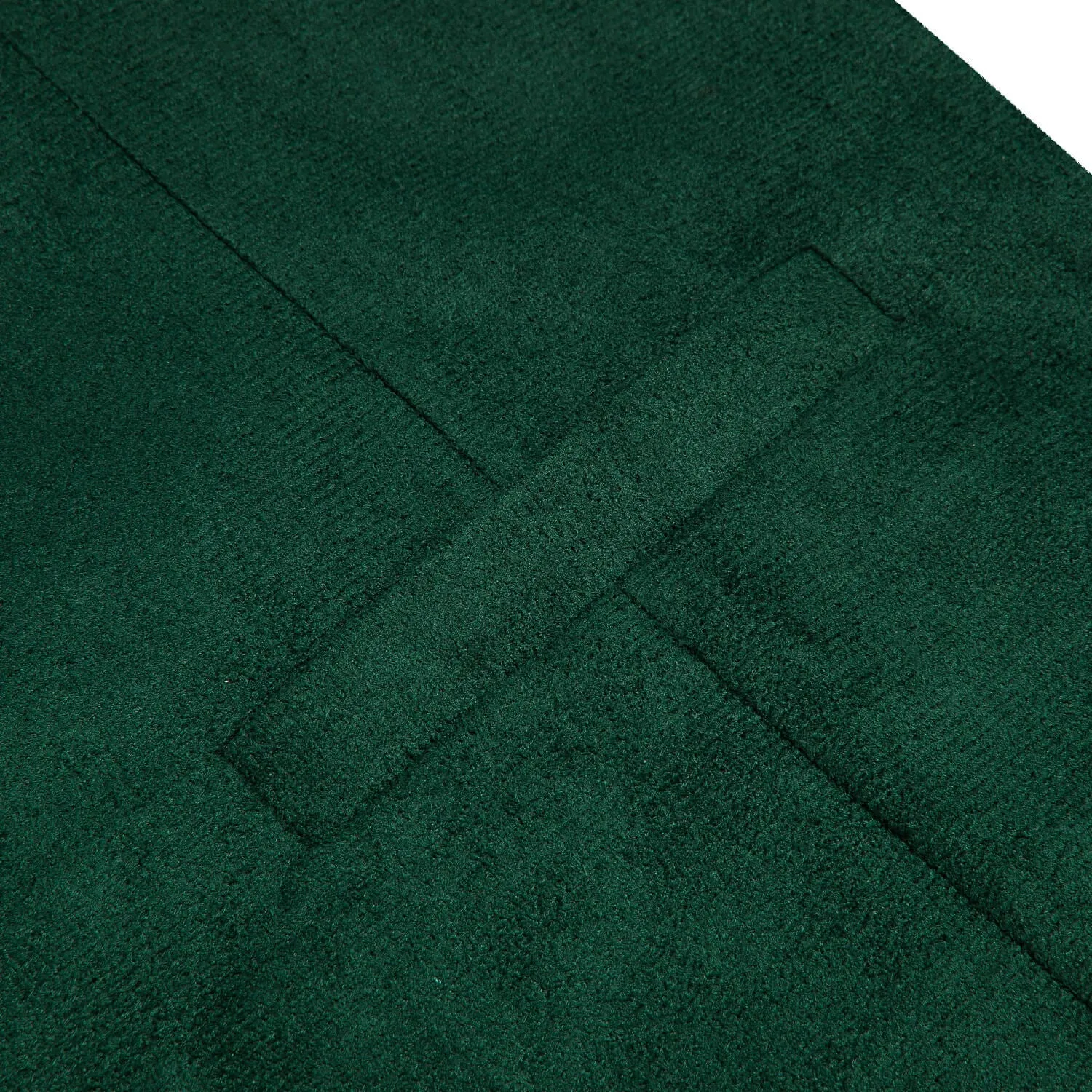 Ties2you Button Vest Dark Green Suede Solid Men's Single Vest Classic